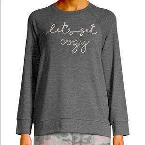 Secret Treasures “Let’s Get Cozy” Long Sleeve Pajama Top